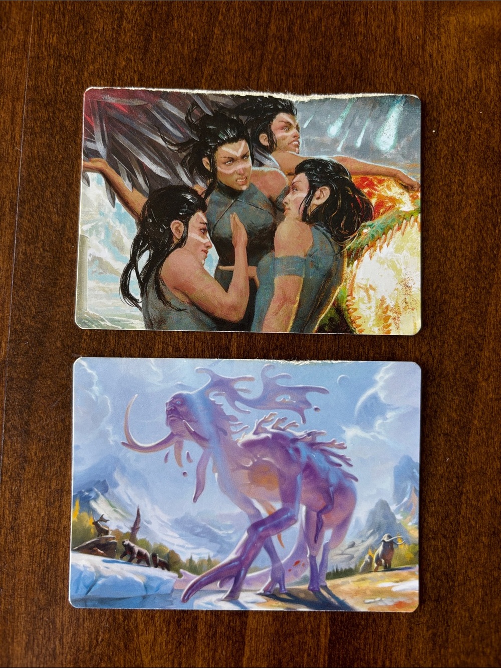 2 Magic the Gathering art cards